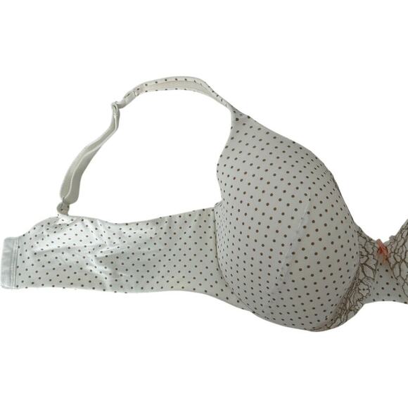 Cacique Polka Dot Lightly Lined T-shirt Bra (40DD) - Picture 7 of 9